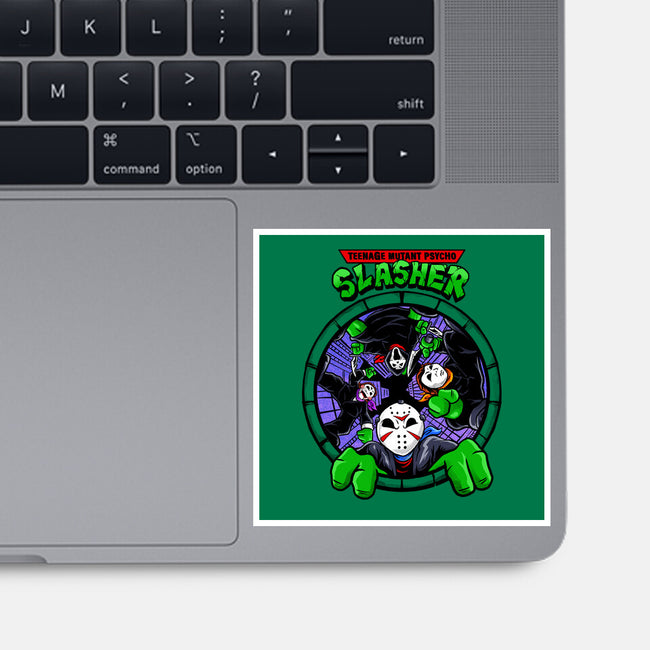 Four Slashers-none glossy sticker-spoilerinc