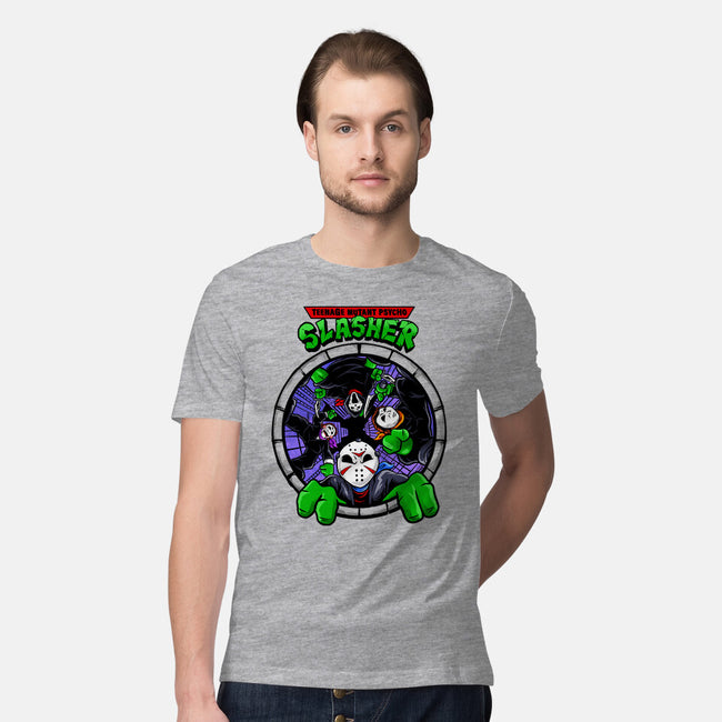 Four Slashers-mens premium tee-spoilerinc