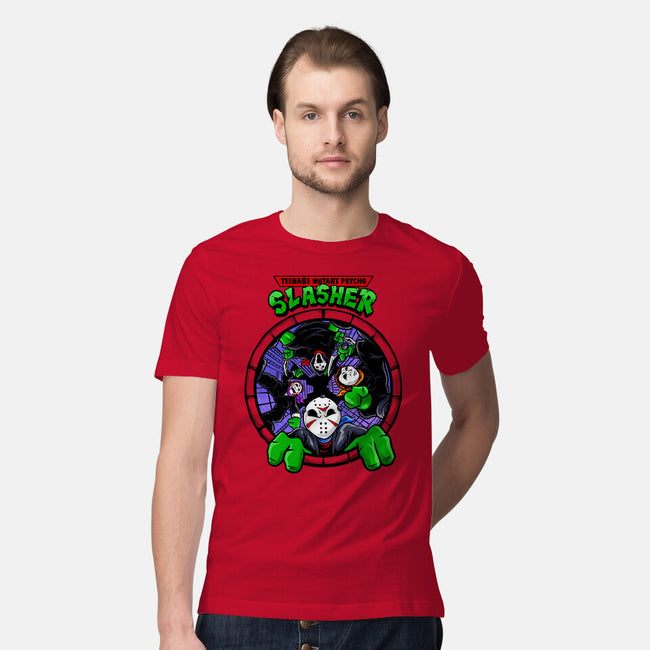 Four Slashers-mens premium tee-spoilerinc