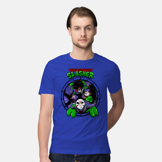 Four Slashers-mens premium tee-spoilerinc