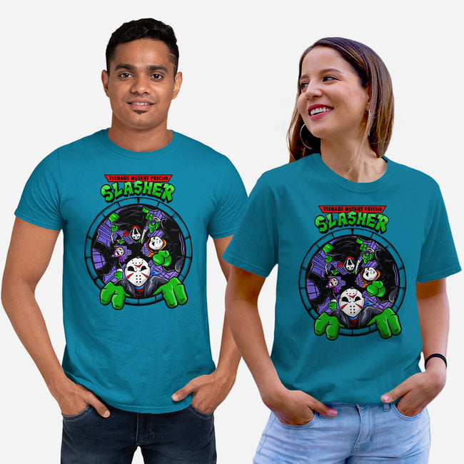 Four Slashers-unisex basic tee-spoilerinc