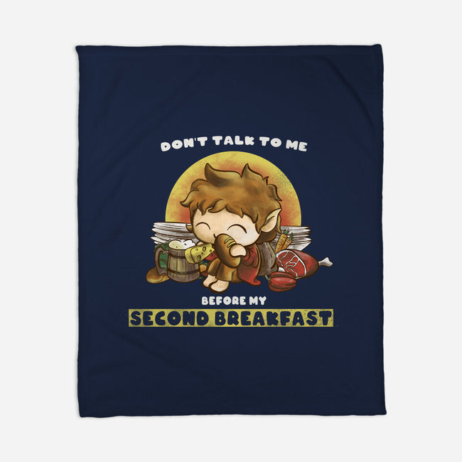 Second Breakfast-none fleece blanket-fanfabio