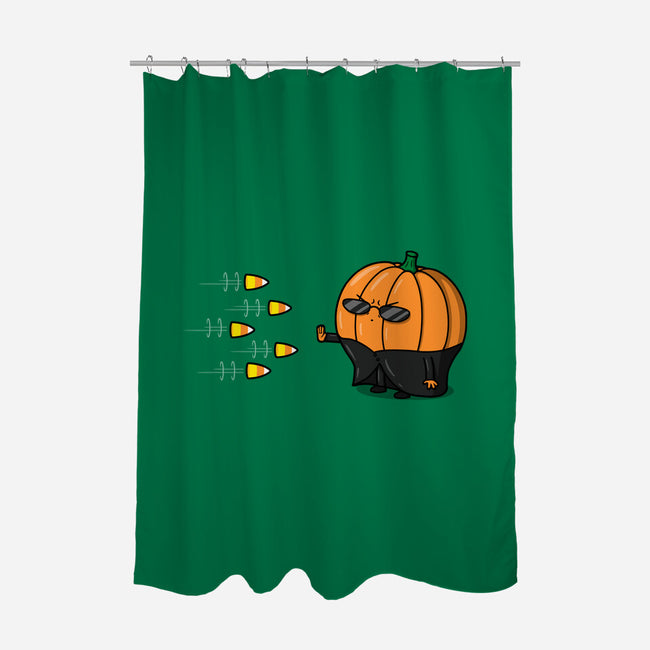 The Chosen Pumpkin-none polyester shower curtain-Raffiti