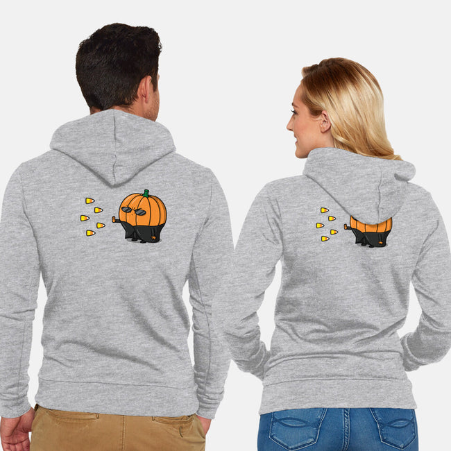 The Chosen Pumpkin-unisex zip-up sweatshirt-Raffiti