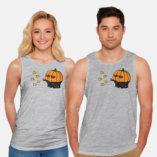 The Chosen Pumpkin-unisex basic tank-Raffiti