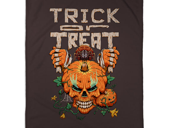 Trick or Treat Pumpkin Skull