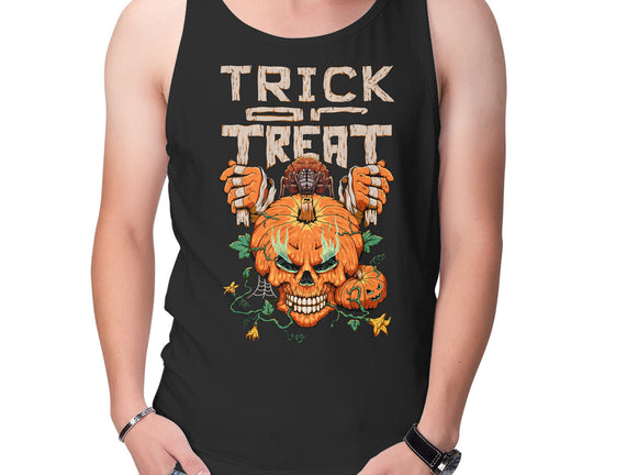 Trick or Treat Pumpkin Skull