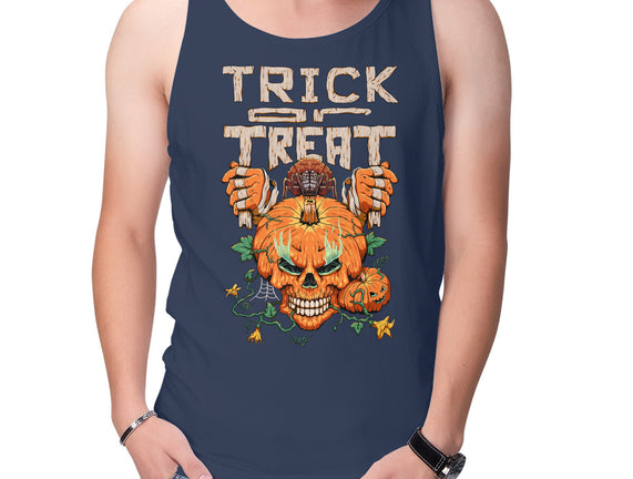 Trick or Treat Pumpkin Skull