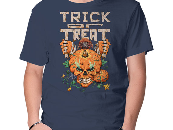 Trick or Treat Pumpkin Skull