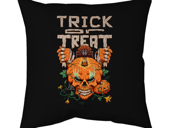 Trick or Treat Pumpkin Skull