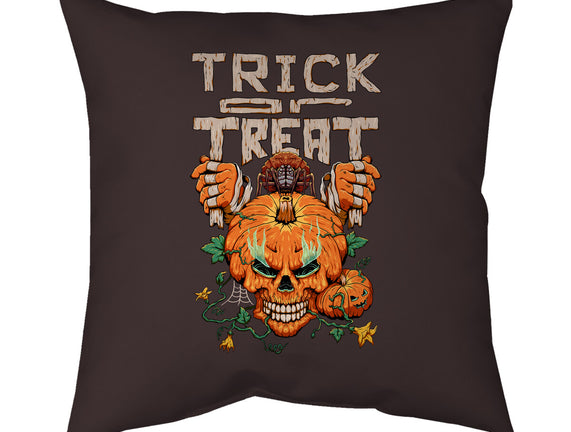 Trick or Treat Pumpkin Skull