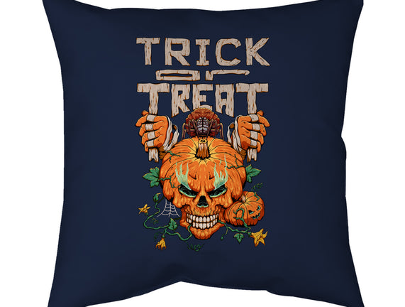 Trick or Treat Pumpkin Skull