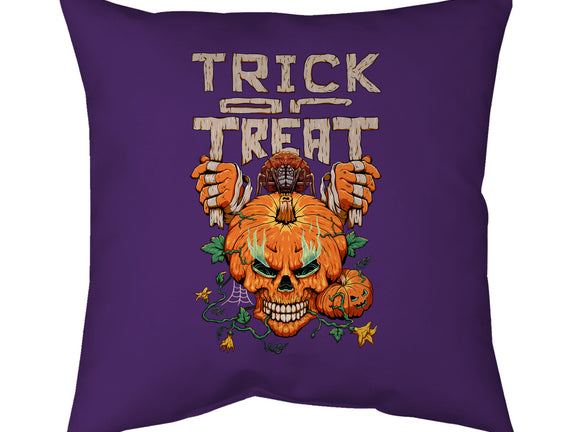 Trick or Treat Pumpkin Skull