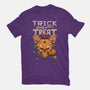 Trick or Treat Pumpkin Skull-mens basic tee-wahyuzi