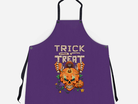 Trick or Treat Pumpkin Skull