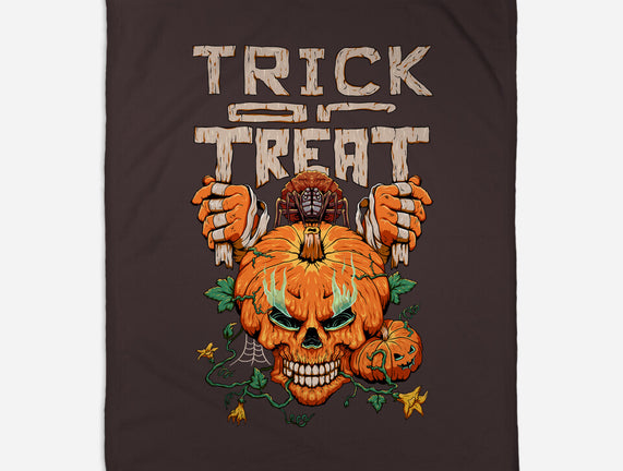 Trick or Treat Pumpkin Skull