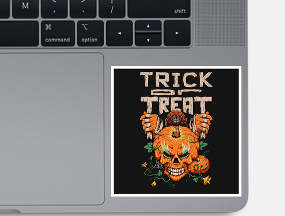 Trick or Treat Pumpkin Skull