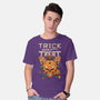 Trick or Treat Pumpkin Skull-mens basic tee-wahyuzi