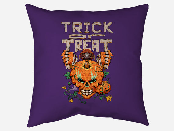 Trick or Treat Pumpkin Skull