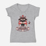 Cult Of The Baph-womens v-neck tee-maruart