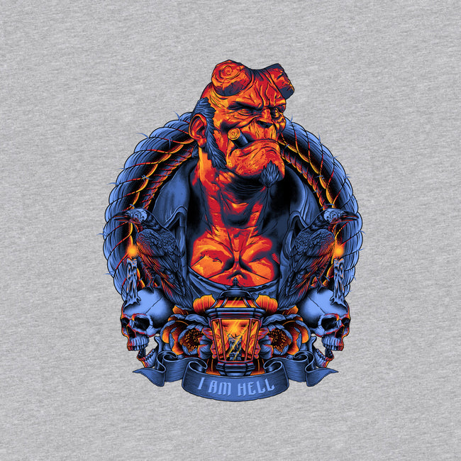 I Am Hell-unisex zip-up sweatshirt-Badbone Collections