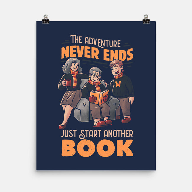 The Adventure Never Ends-none matte poster-tobefonseca