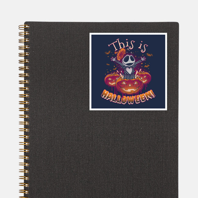 Halloween Surprise-none glossy sticker-Getsousa!