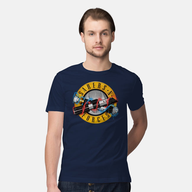 Forces N Sabers-mens premium tee-CappO