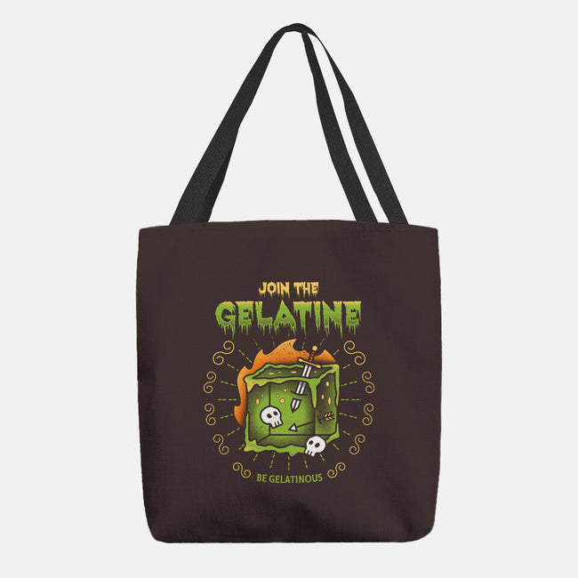 Join The Gelatine-none basic tote bag-Logozaste