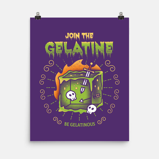 Join The Gelatine-none matte poster-Logozaste