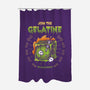 Join The Gelatine-none polyester shower curtain-Logozaste