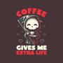 Coffee Gives Me Extra Life-none polyester shower curtain-koalastudio