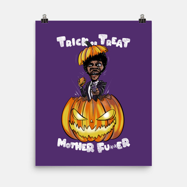 Trick Or Treat Fiction-none matte poster-fanfabio