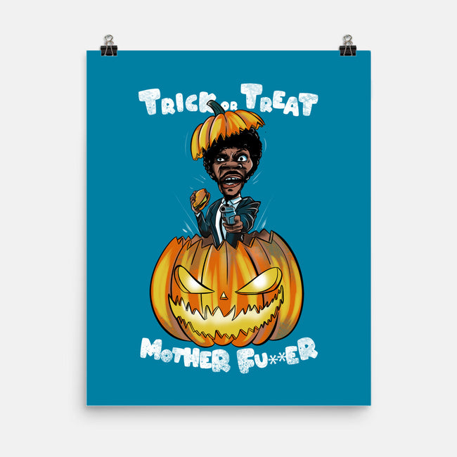 Trick Or Treat Fiction-none matte poster-fanfabio