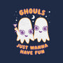 Ghouls Just Wanna Have Fun-womens fitted tee-Weird & Punderful