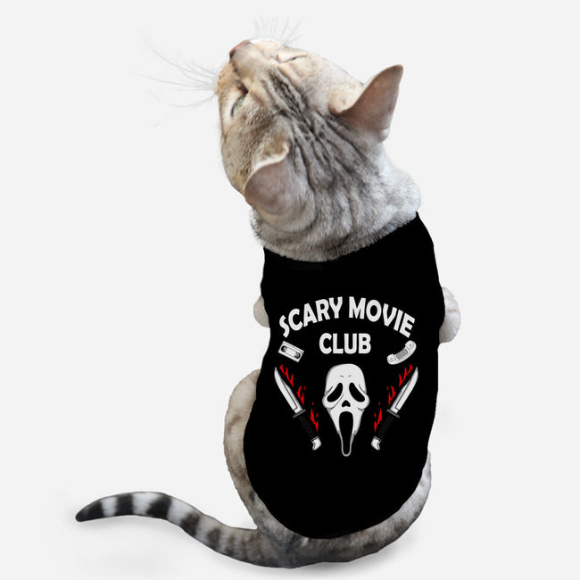 Scary Movie Club-cat basic pet tank-Melonseta