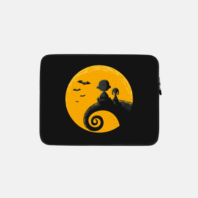 Grief Or Treat-none zippered laptop sleeve-retrodivision