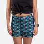 Dead And Alive Cat-womens all over print sleep shorts-xMorfina