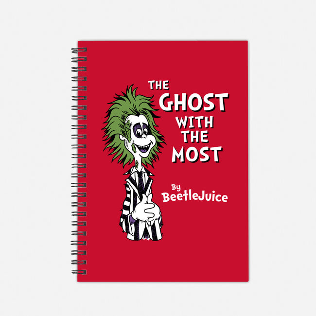Ghost With The Most-none dot grid notebook-Nemons