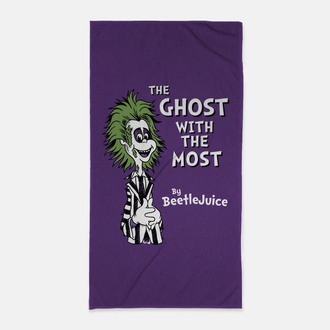 Ghost With The Most-none beach towel-Nemons