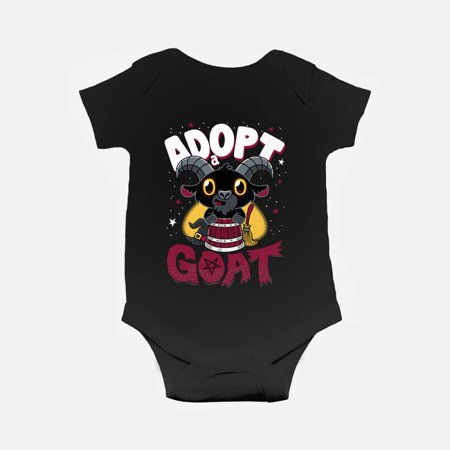 Adopt A Goat-baby basic onesie-Nemons