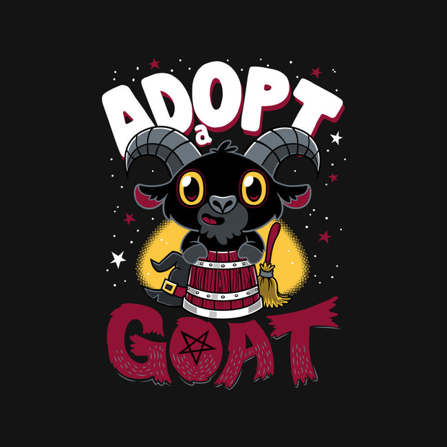 Adopt A Goat-none stretched canvas-Nemons