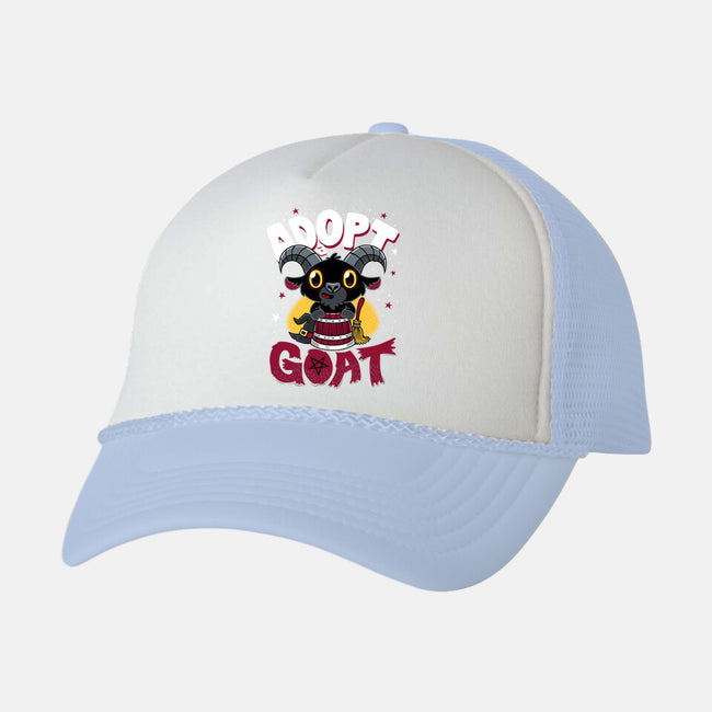 Adopt A Goat-unisex trucker hat-Nemons
