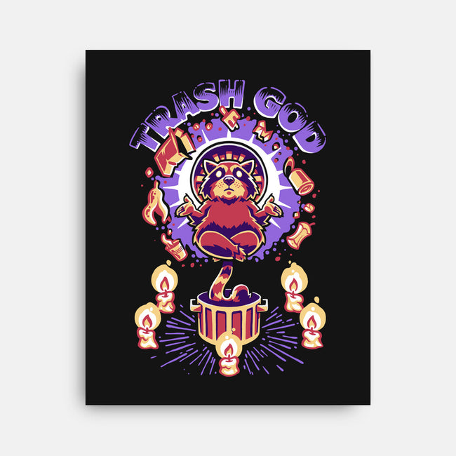 Trash God-none stretched canvas-CoD Designs