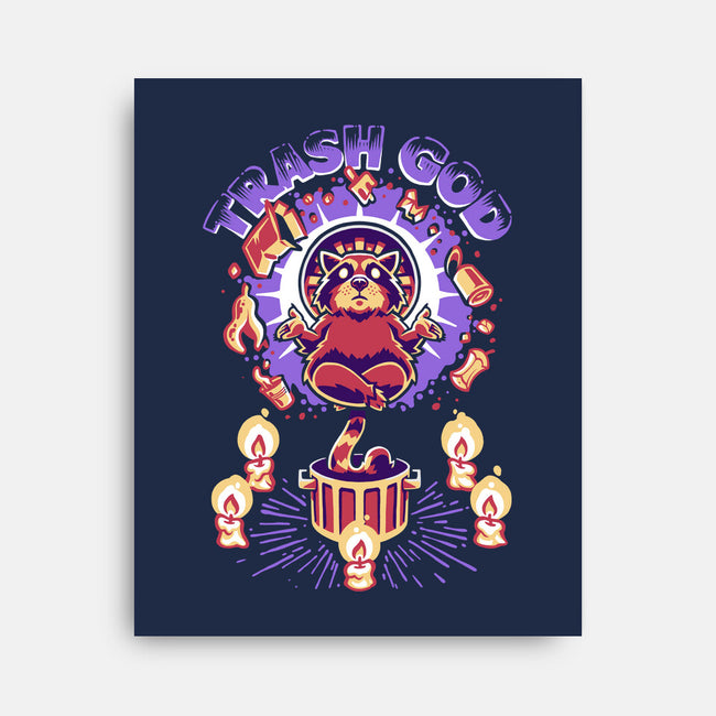 Trash God-none stretched canvas-CoD Designs