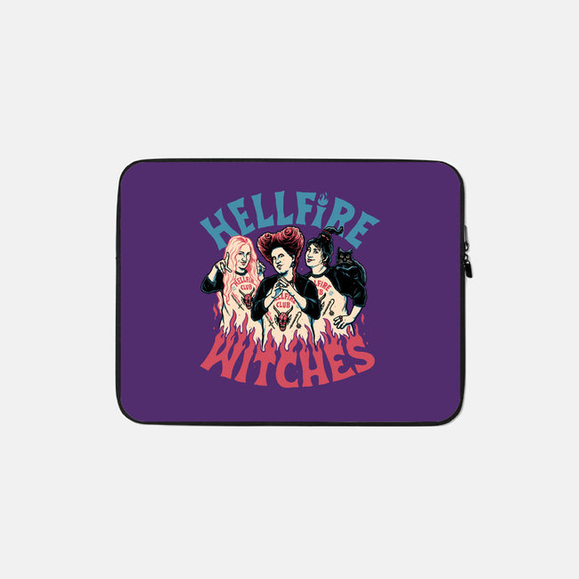 Hellfire Witches-none zippered laptop sleeve-momma_gorilla