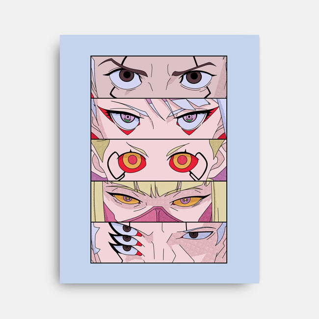 Cyberpunk Eyes-none stretched canvas-Zody