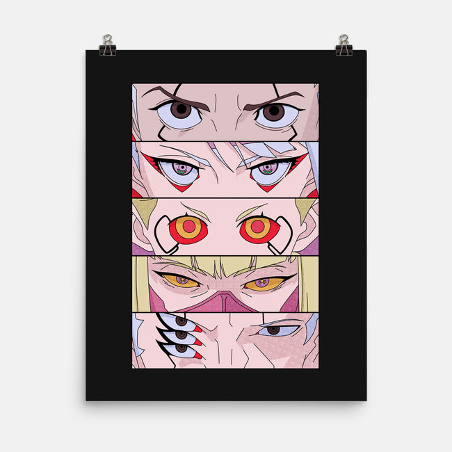 Cyberpunk Eyes-none matte poster-Zody