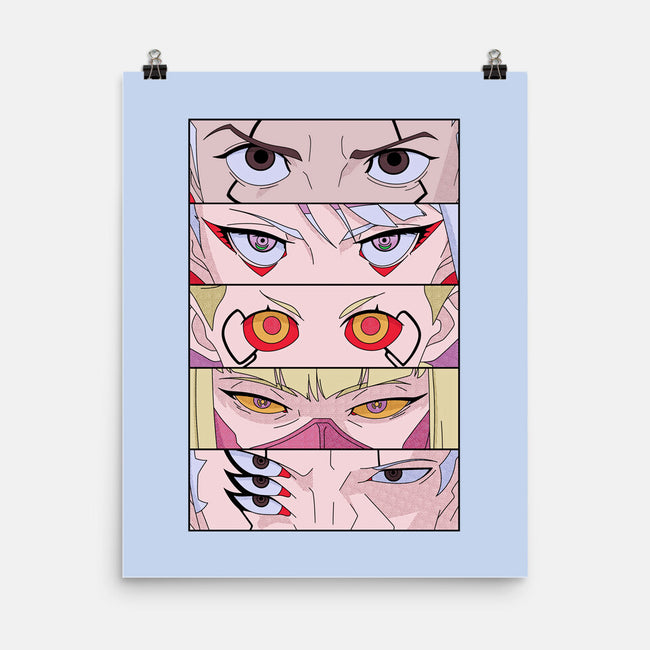 Cyberpunk Eyes-none matte poster-Zody