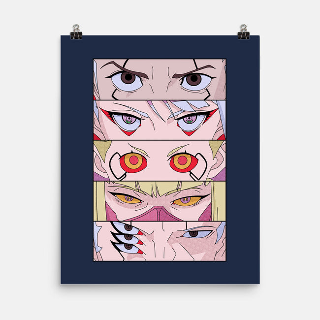 Cyberpunk Eyes-none matte poster-Zody